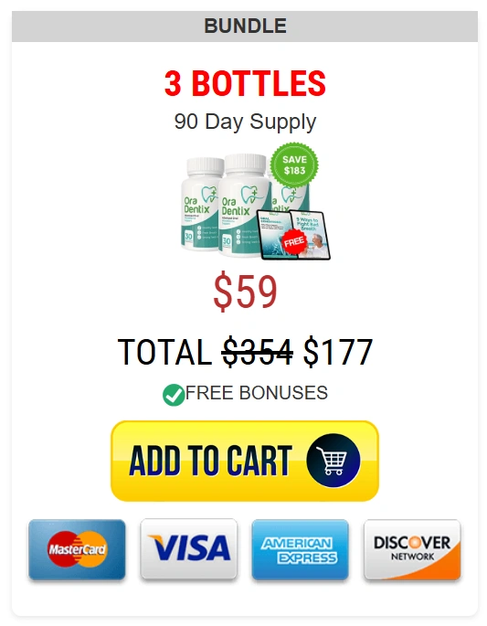 OraDentix 3 Bottle Price
